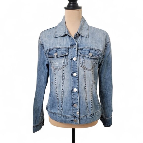 Billabong Jackets & Blazers - Billabong Size M Denim Jean Jacket, Factory Fading.  Excellent Used Condition